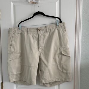 Ralph Lauren Men's Beige Cargo Shorts